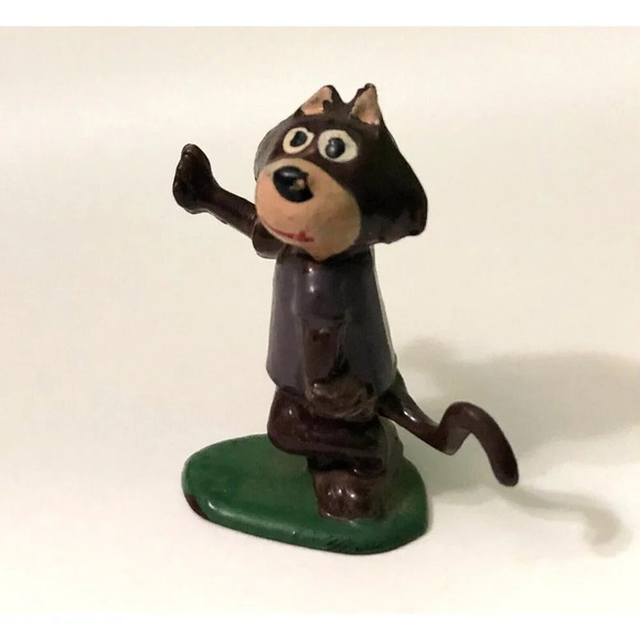Vtg Marx Tinykins Hanna Barbera Fancy Fancy  Top Cat Mini Figure Hand Painted - Picture 7 of 14